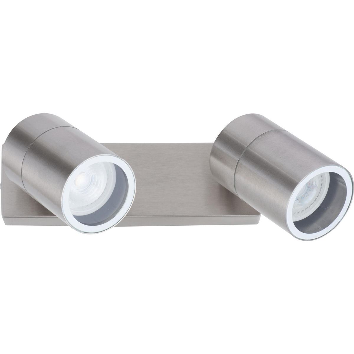 BP ILUMINACION - Barra Led 2 Luces Metal Gris