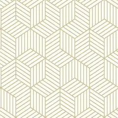 ROOMMATES - Rollos Adhesivo Reutilizables Hexágonos Dorados 52X503 cm