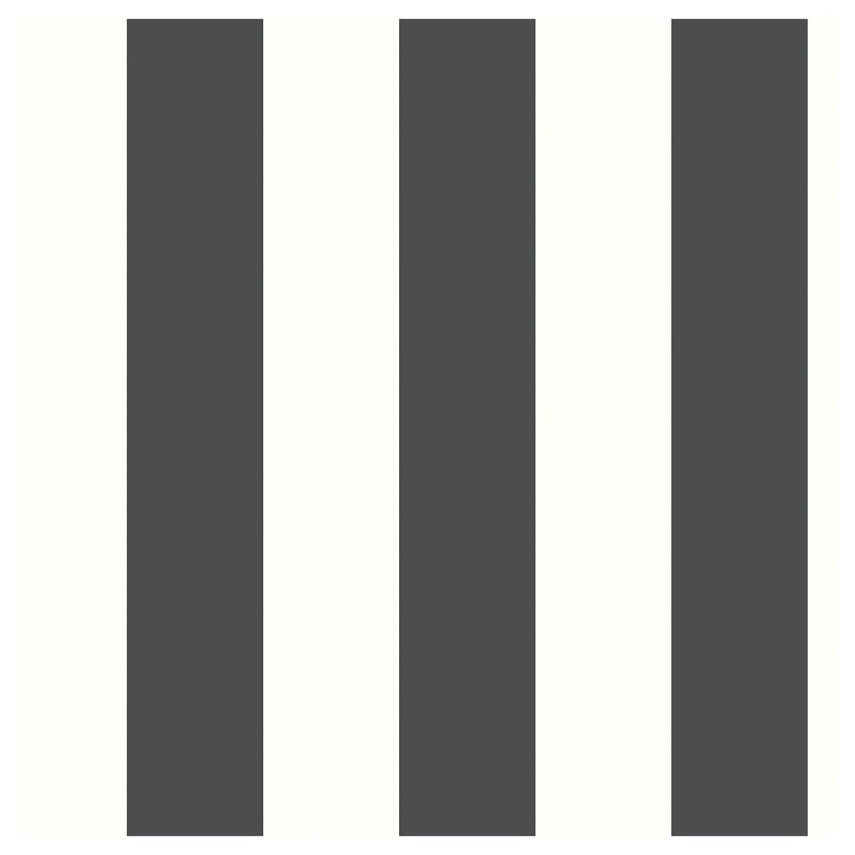 ROOMMATES - Rollos Adhesivo Reutilizables Rayas Negras 52X503 cm