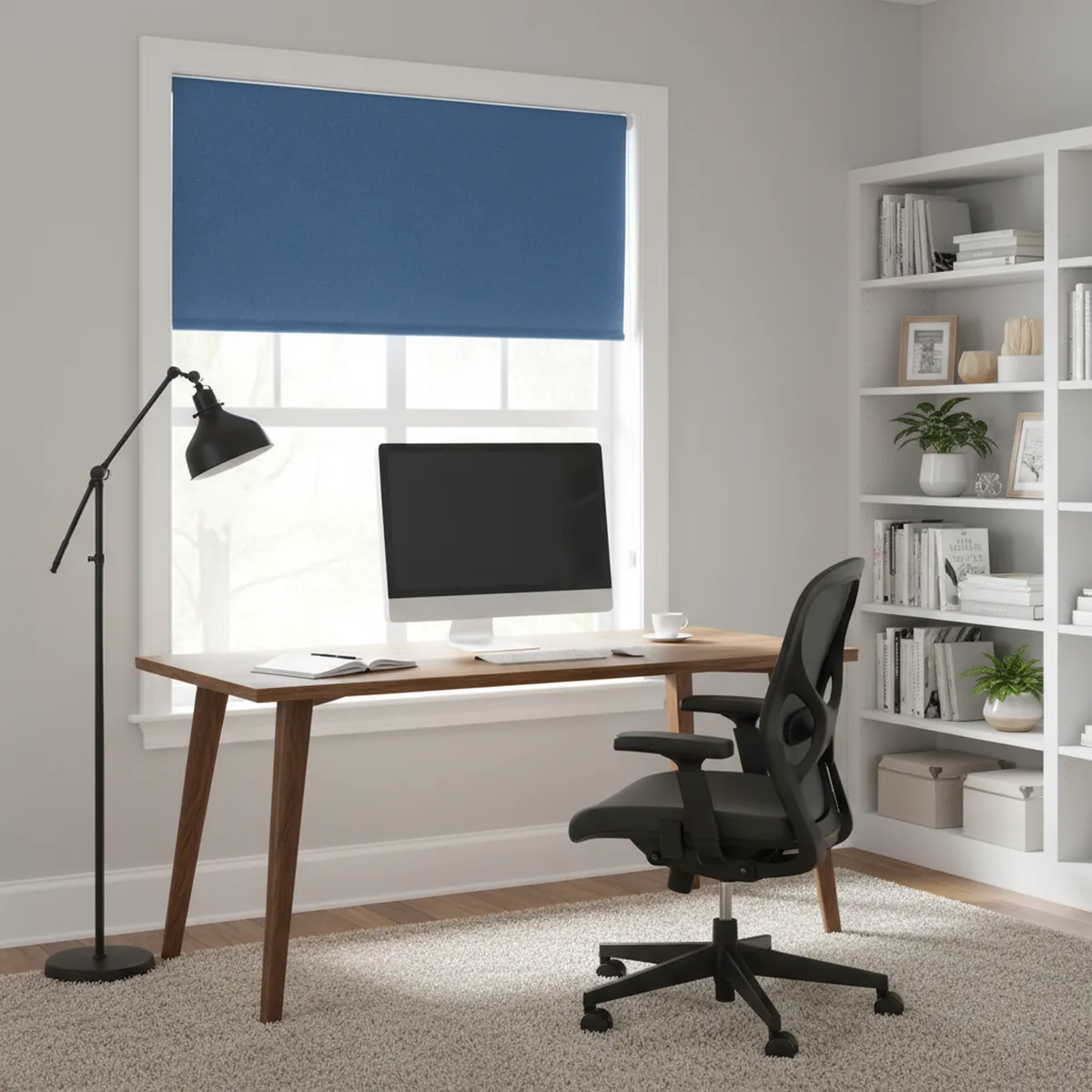 JUST HOME COLLECTION - Cortina roller black out Juvenil azul