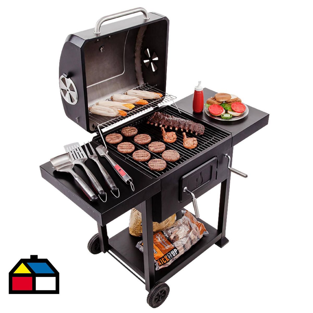 CHAR BROIL - Parrilla Char Broil Perf 580 Carb Acero