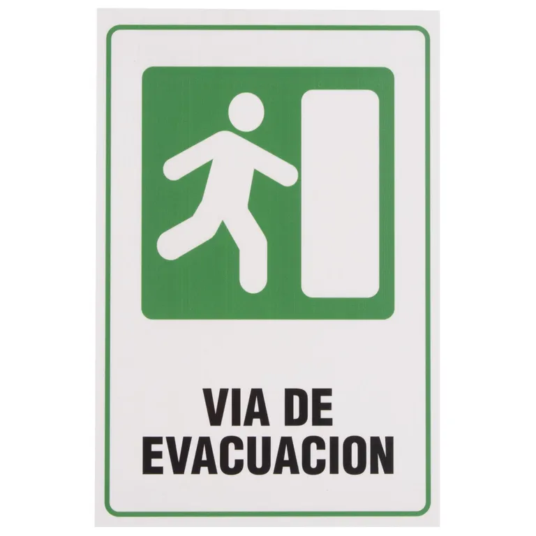 SMF Señalética vía de evacuación