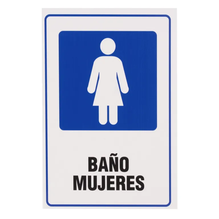 SMF Señalética Baño Mujeres