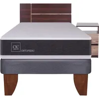 Cama Europea New Ortopedic 1.5 Plazas + Muebles
