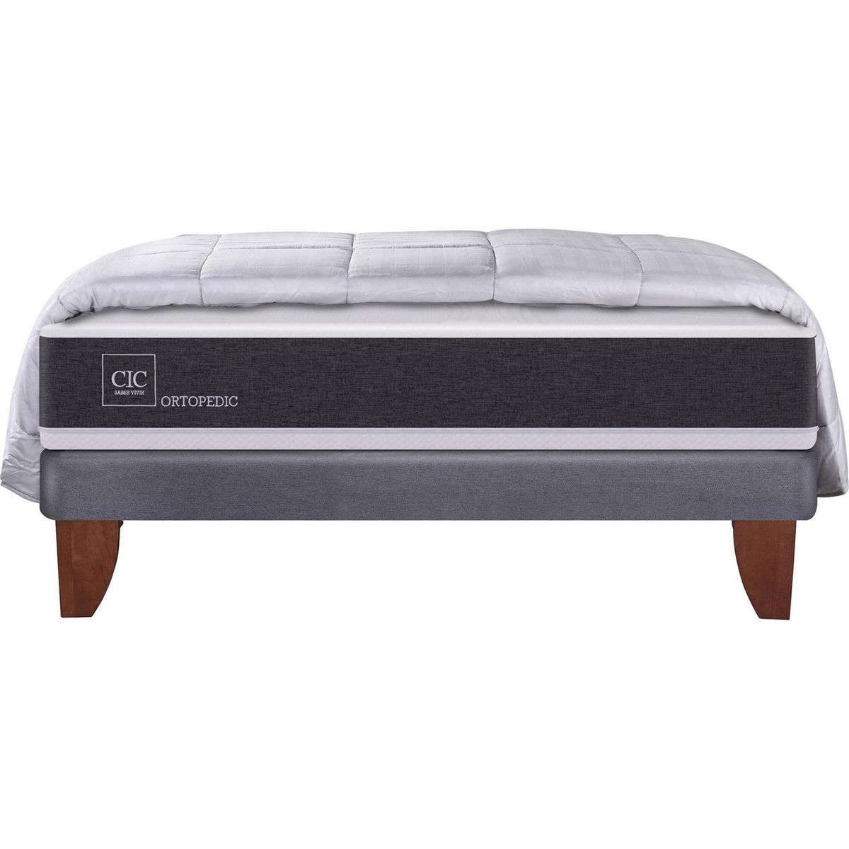 CIC - Cama Europea New Ortopedic 2 plazas BN + plumón