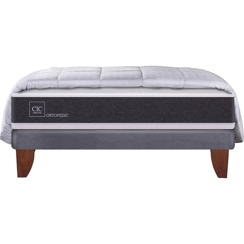 CIC - Cama Europea New Ortopedic 2 plazas BN + plumón