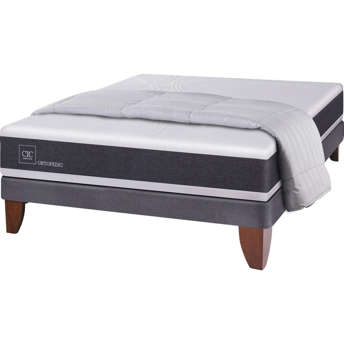 CIC - Cama Europea New Ortopedic 2 plazas BN + plumón