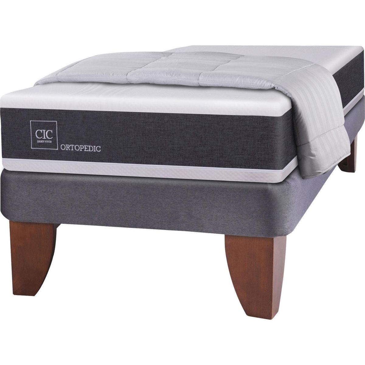 CIC - Cama Europea New Ortopedic 1.5 plazas + plumón