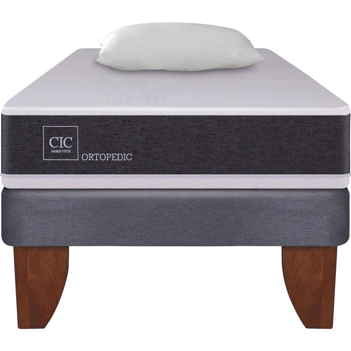 CIC - Cama Europea New Ortopedic 1 plaza + almohada