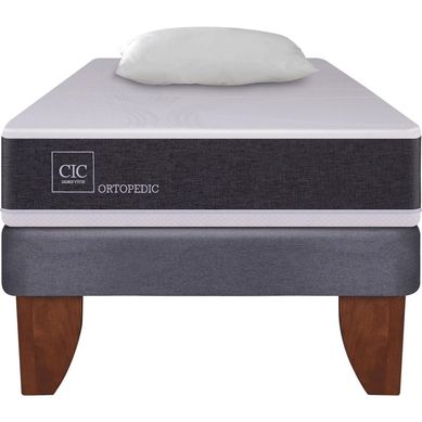 Cama Europea New Ortopedic 1.5 plazas  + almohada