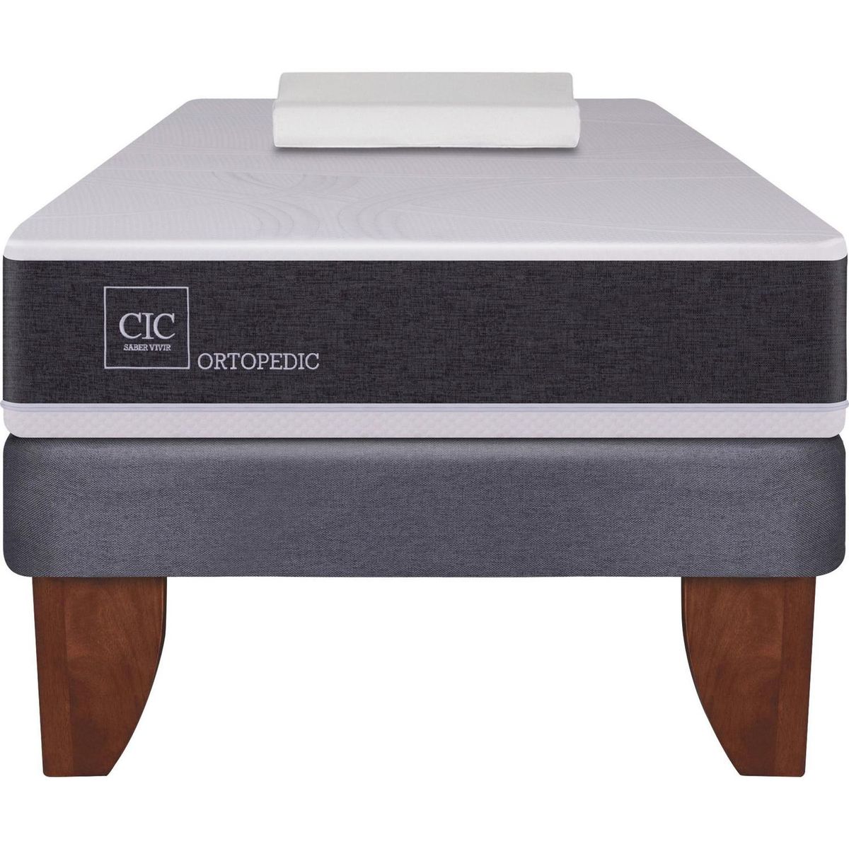 Cama Europea New Ortopedic 1 plaza + almohada, marca CIC - Foto Principal