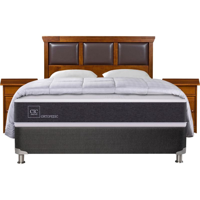 CIC - Cama europea Torino 1.5 plazas  + Muebles