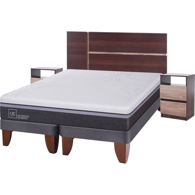 Imagen 2 del producto Cama Europea Ortopedic Advance 2 Plazas Bd + Muebles
