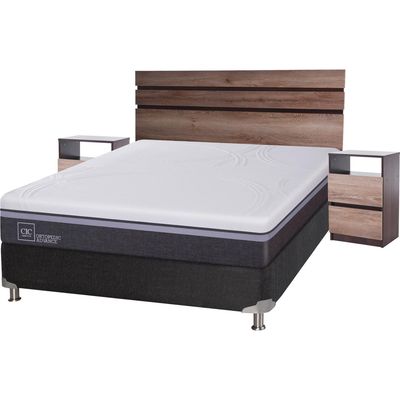 Imagen 2 del producto Box Spring Ortopedic Advance 2 plazas BN + muebles