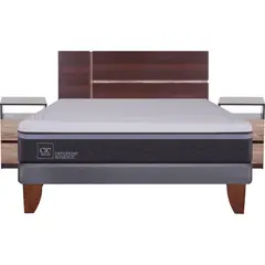 CIC - Cama Europea Ortopedic Advance 2 Plazas Bn + Muebles