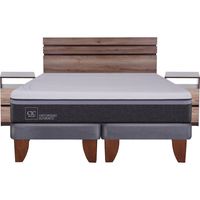 Cama Europea Ortopedic Advance King + muebles