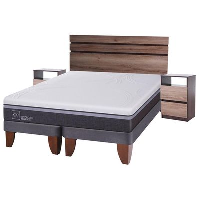 Imagen 2 del producto Cama Europea Ortopedic Advance King + muebles