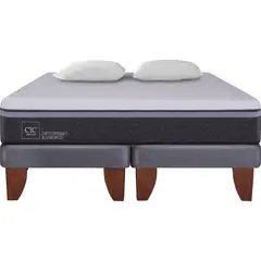CIC - Cama Europea 2 plazas New Ortopedic Advance gris