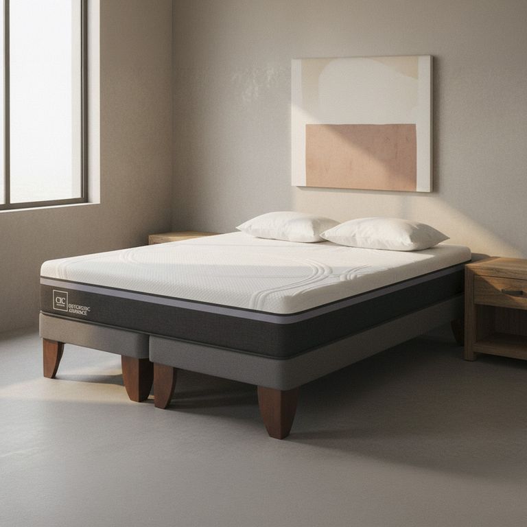 CIC Cama 2 plazas Europea New Ortopedic Advance Gris