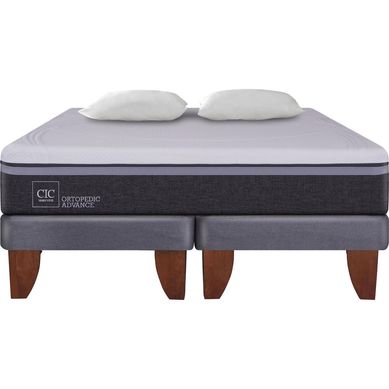 Cama Europea Ortopedic Advance King  + 2 almohadas