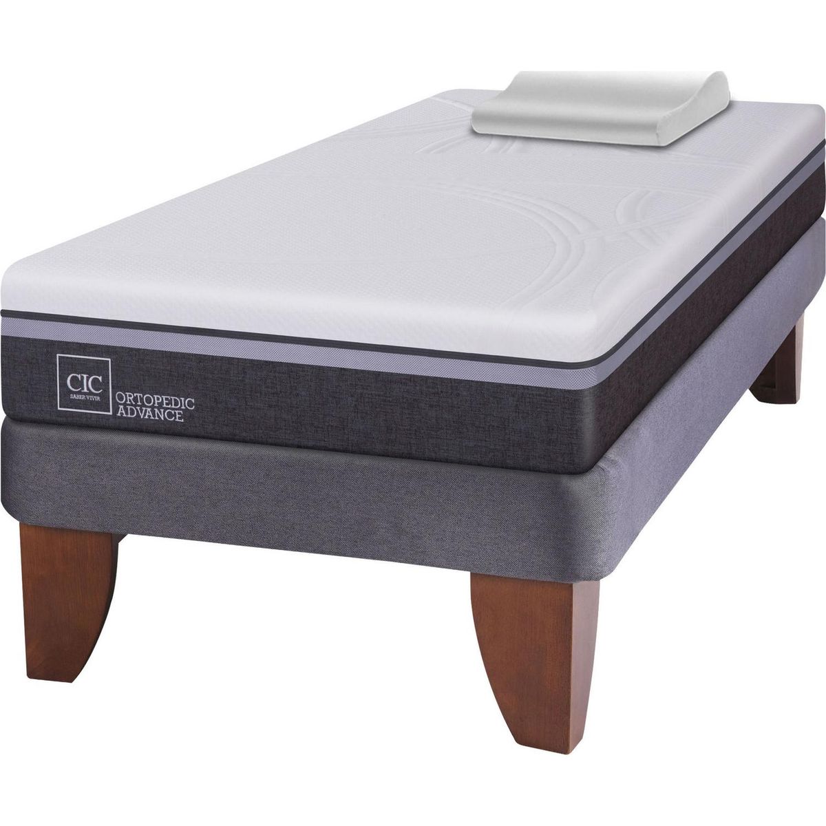 CIC - Cama Europea Ortopedic Advance 1.5 plazas + almohada
