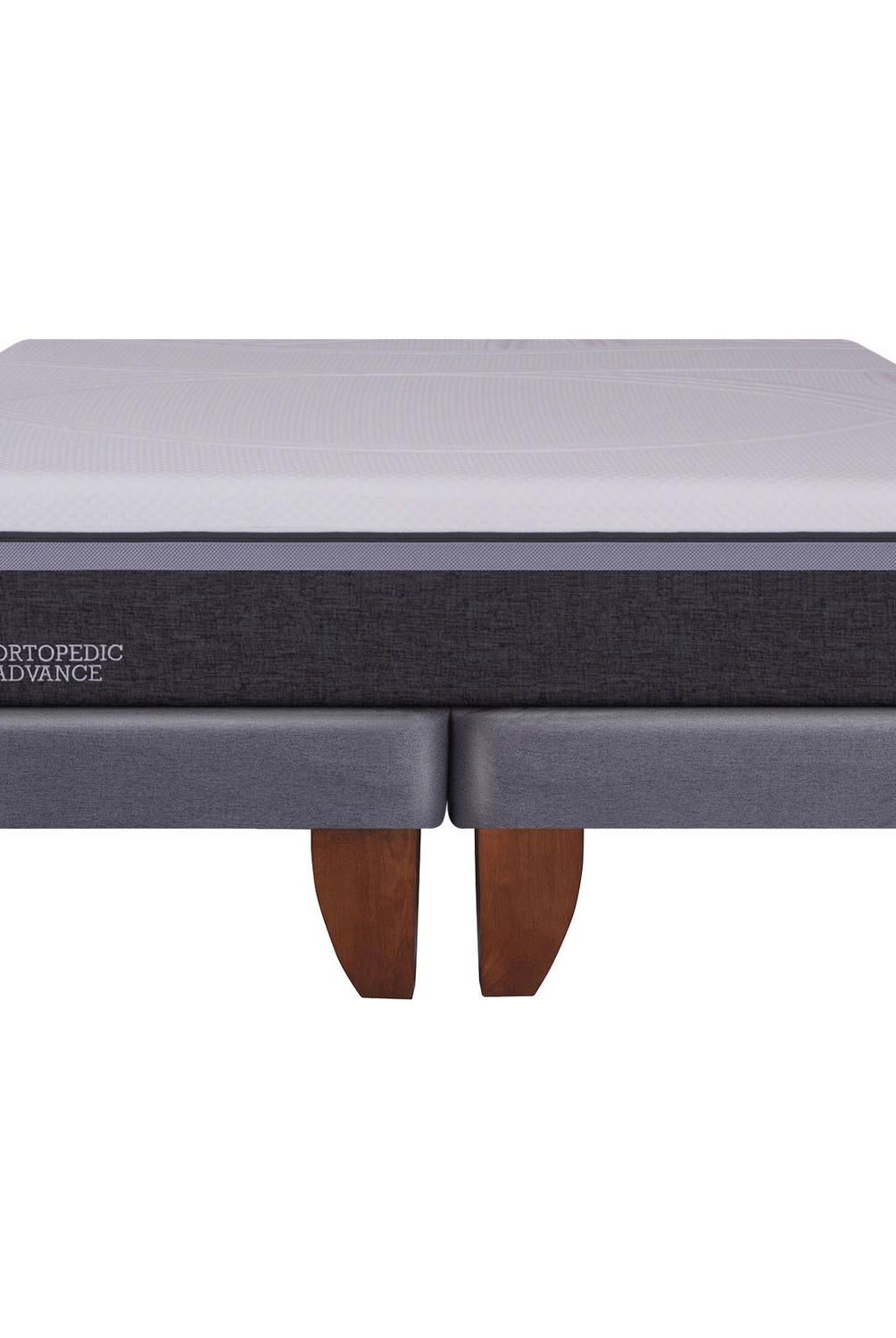 CIC - Cama Super King Europea New Ortopedic Advance Gris