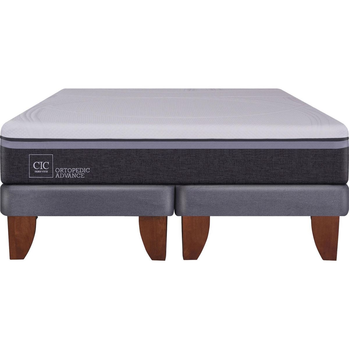 CIC - Cama Super king Europea New Ortopedic Advance gris