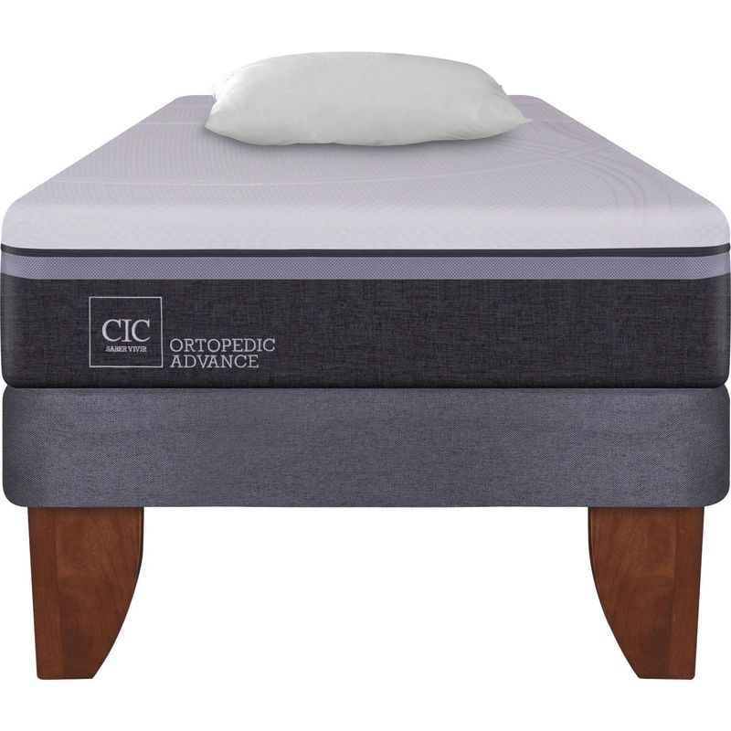 CIC - Cama Europea Ortopedic Advance 1.5 plazas  + almohada