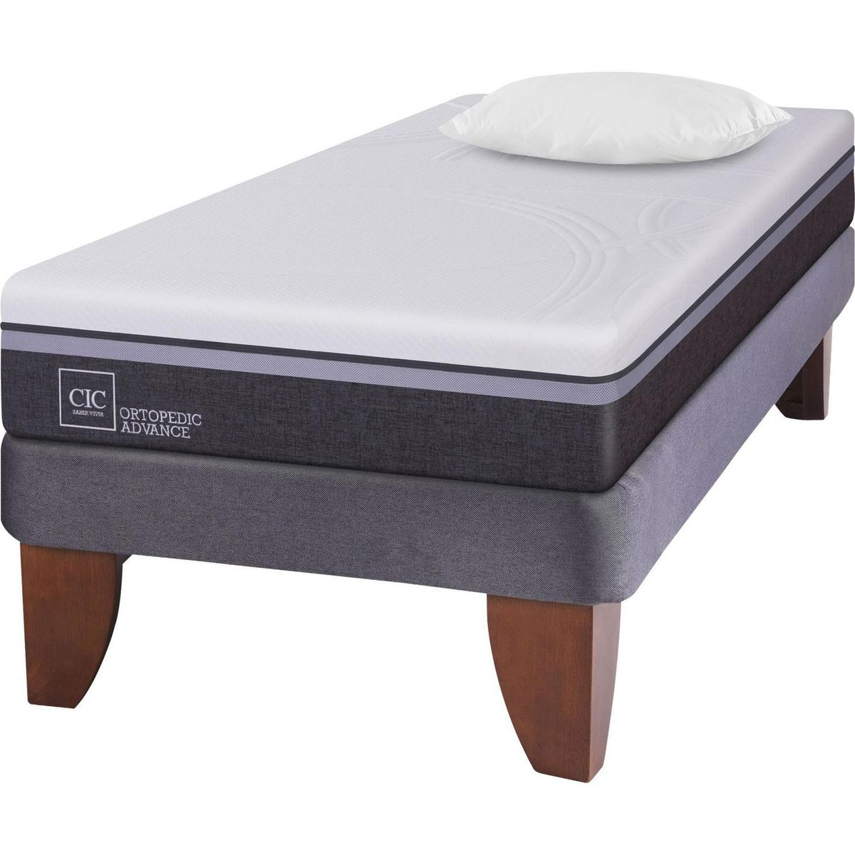 CIC - Cama Europea Ortopedic Advance 1.5 plazas + almohada