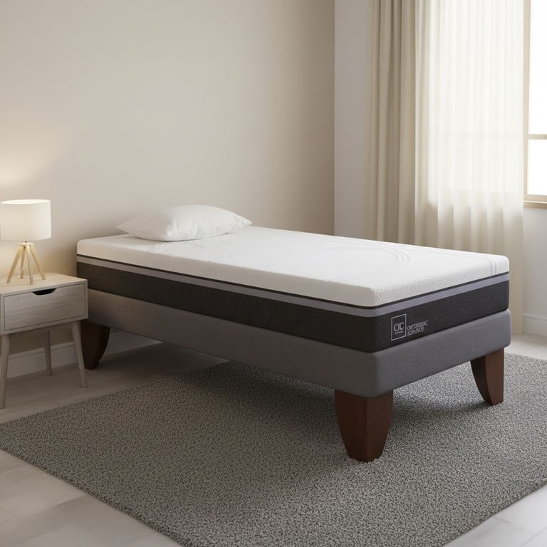 CIC Cama Europea Ortopedic Advance 1.5 Plazas + Almohada