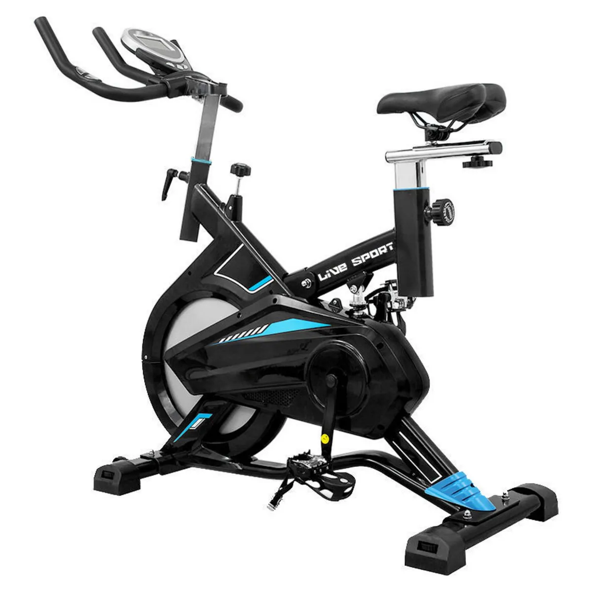 LIVE SPORT - Bicicleta Spinning 9800 Azul