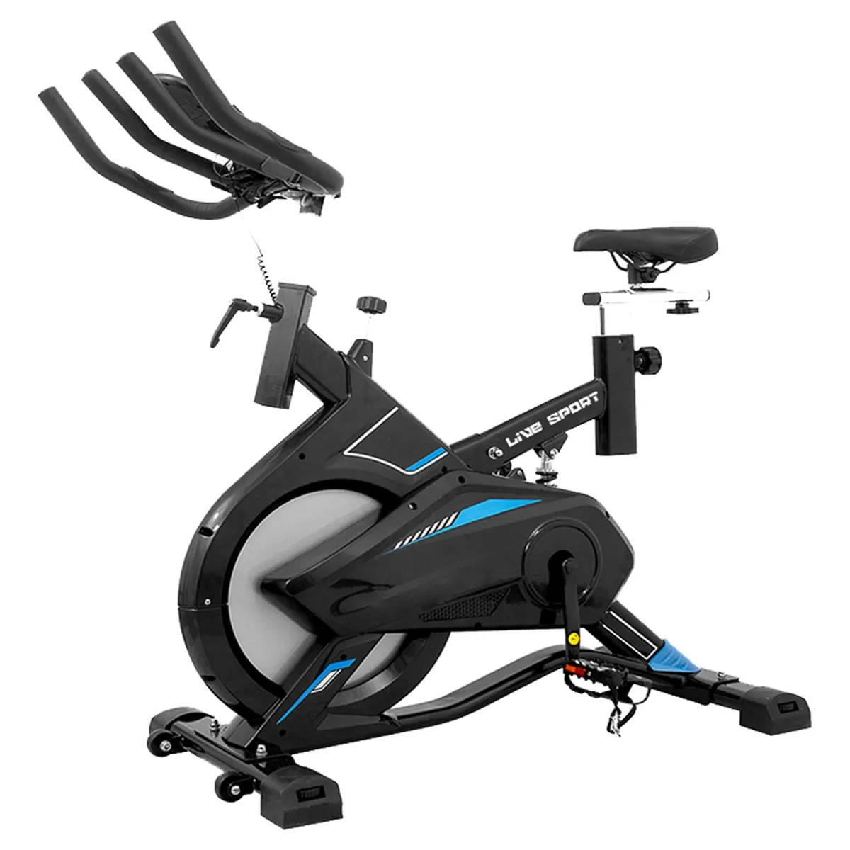 LIVE SPORT - Bicicleta Spinning 9800 Azul