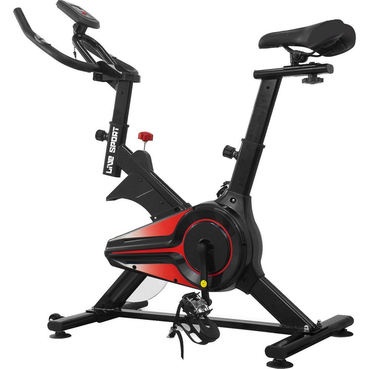 LIVE SPORT - Bicicleta Spinning 330 Negro
