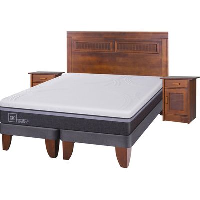 Imagen 2 del producto Cama Europea Ortopedic Advance King + Muebles