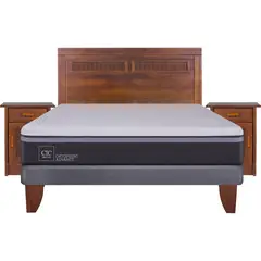 CIC - Cama Europea Ortopedic Advance 2 plazas BN + muebles