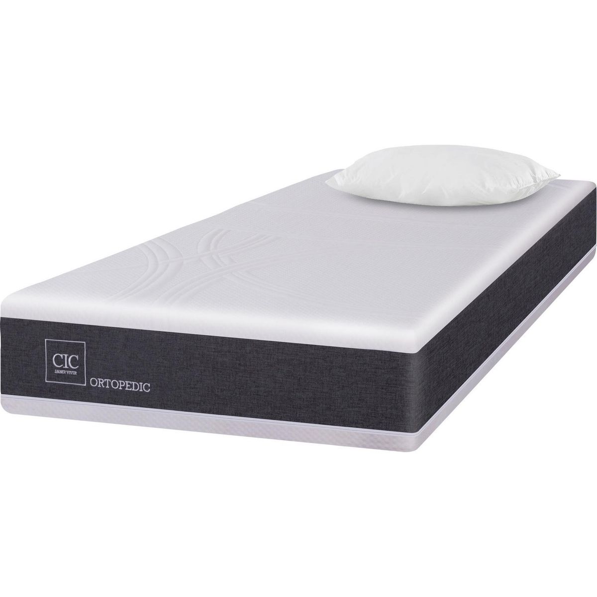 CIC - Colchon Ortopedic 01 Plaza 2 Mts +Almohada
