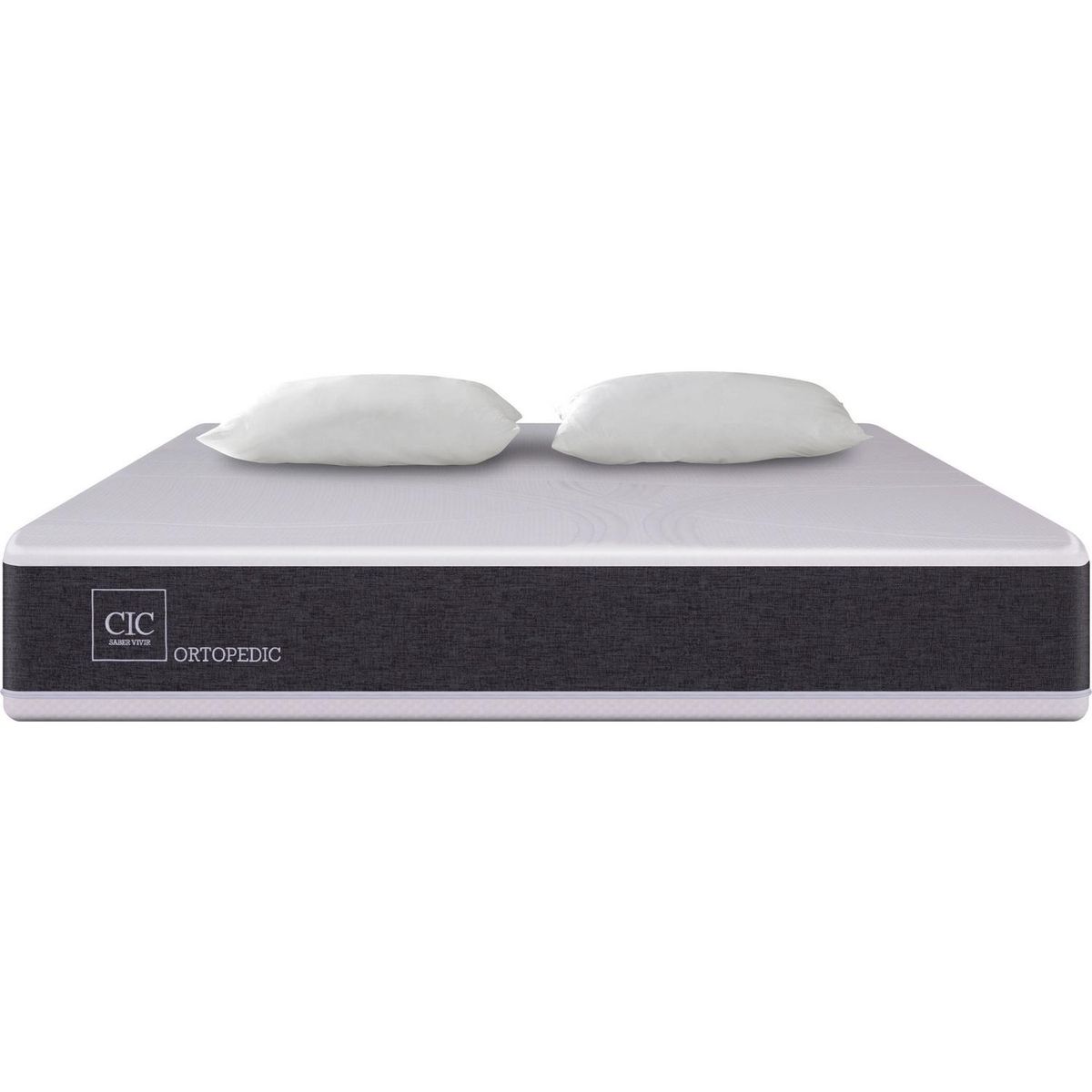 CIC - Colchon Ortopedic 2 Plazas 2 Mts +2 Almohadas