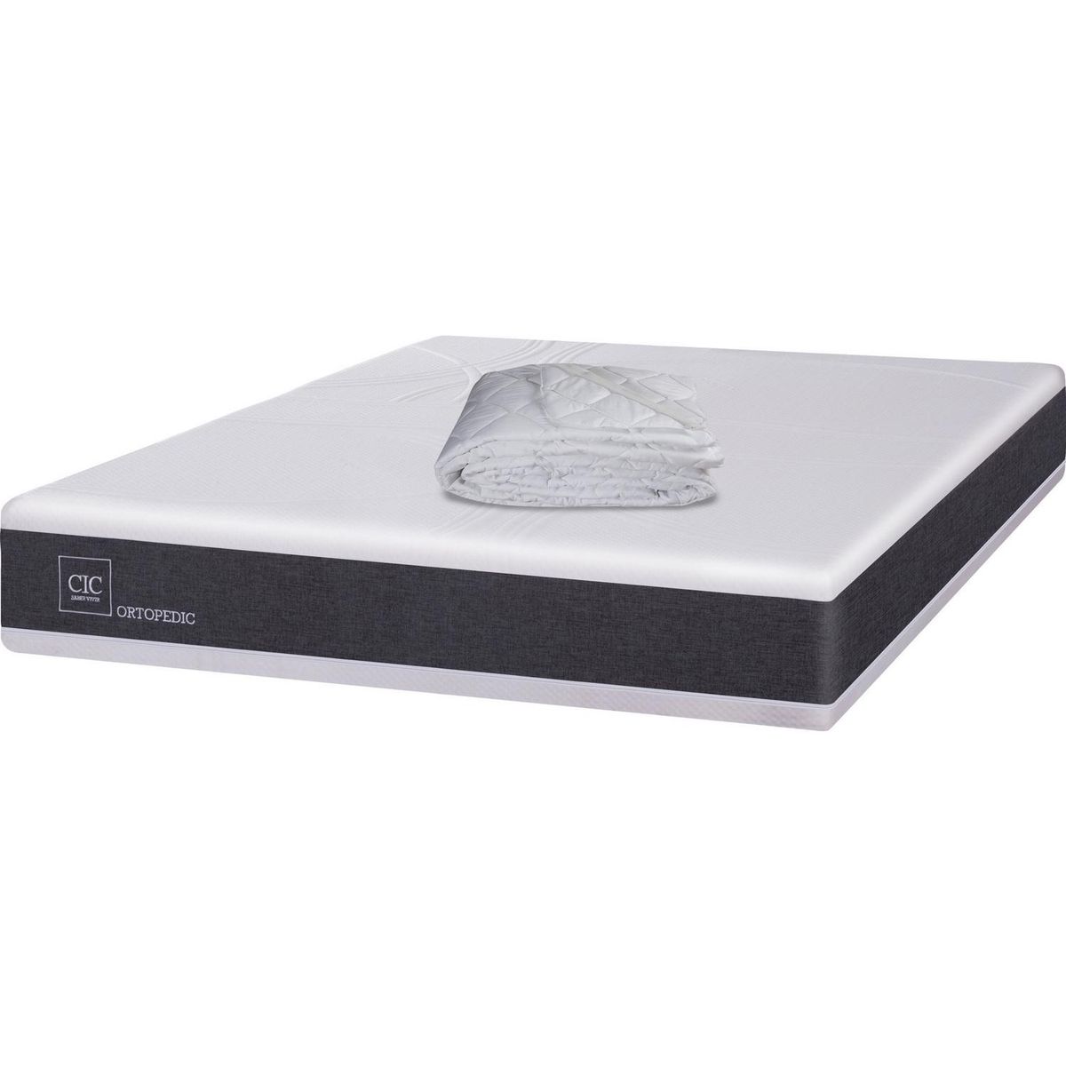 CIC - Colchon Ortopedic 2 Plazas 2 Mts + Cubrecolchon