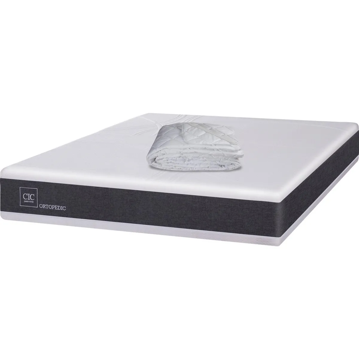 CIC - Colchon Ortopedic 2 Plazas + Cubrecolchon