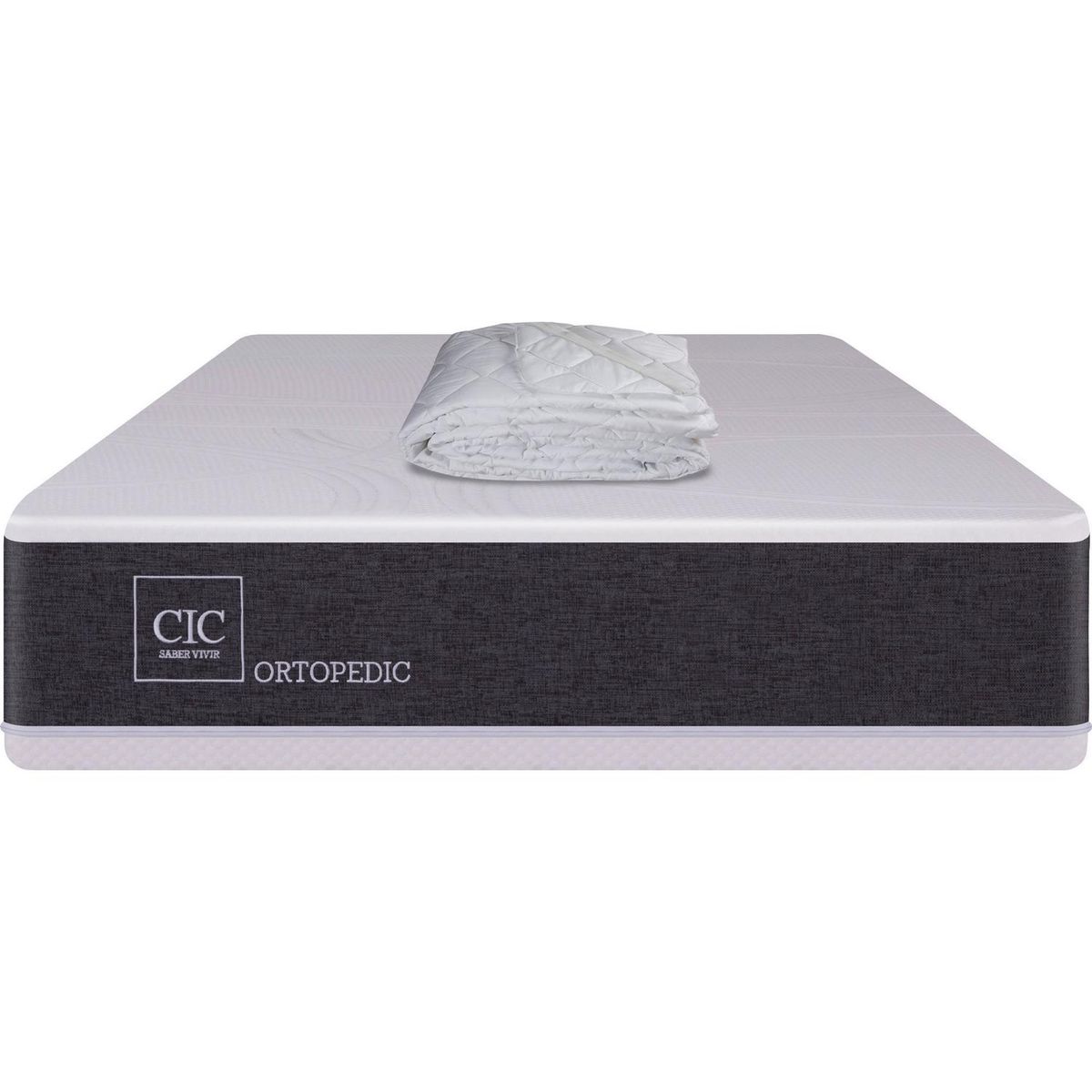 CIC - Colchon Ortopedic 1 Plaza 2 Mts + Cubrecolchon