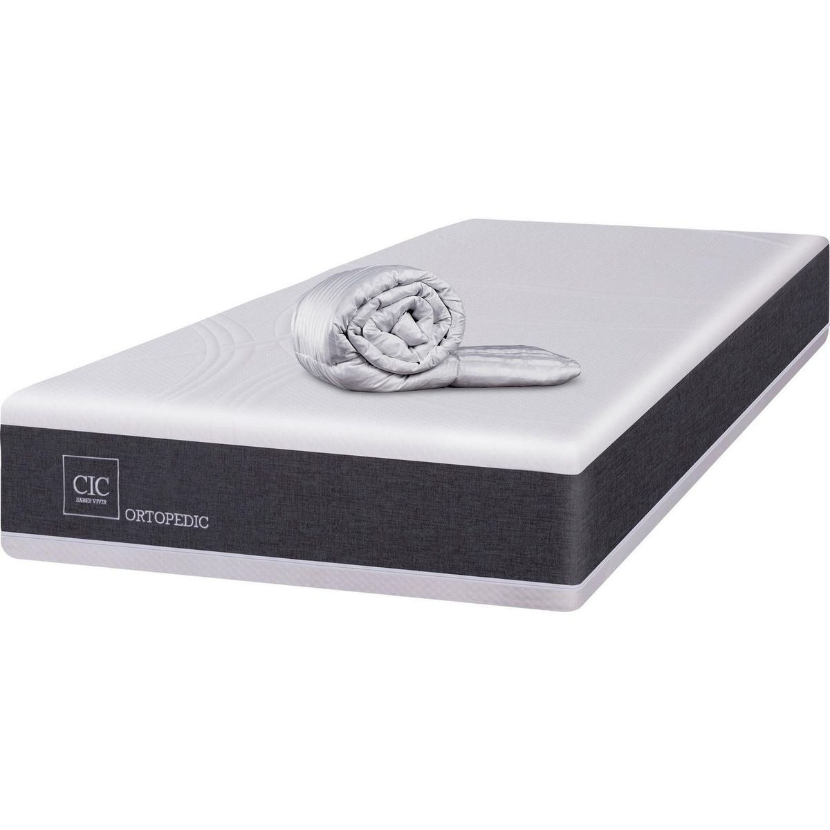 CIC - Colchon Ortopedic 1.5 Plazas + Plumon