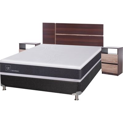 Imagen 2 del producto Box Spring New Ortopedic 2 Plazas Bn + Muebles