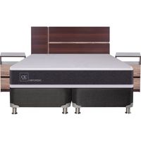 Box Spring New Ortopedic 2 Plazas Bd + Muebles