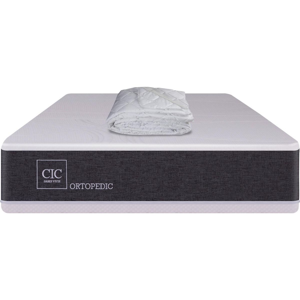 CIC - Colchon Ortopedic 1 Plaza + Cubrecolchon