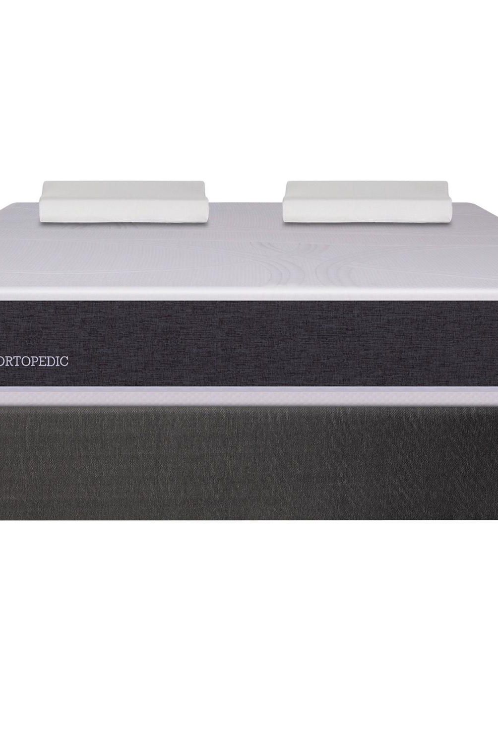 CIC - Box Spring New Ortopedic 2 plazas BN + 2 almohadas