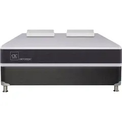 CIC - Box Spring New Ortopedic 2 plazas BN + 2 almohadas
