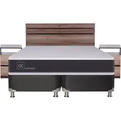 CIC - Box Spring New Ortopedic King BD + muebles