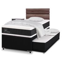 Cama Nido Ortopedic 1.5 Plazas + Muebles