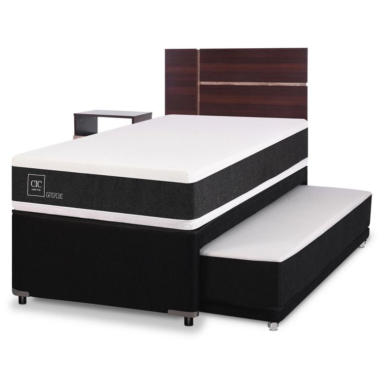 Cama Nido Ortopedic 1.5 Plazas + Muebles