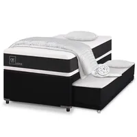 Divan Ortopedic Black 1.5 Plazas + 2 Almohadas + 2 Plumones